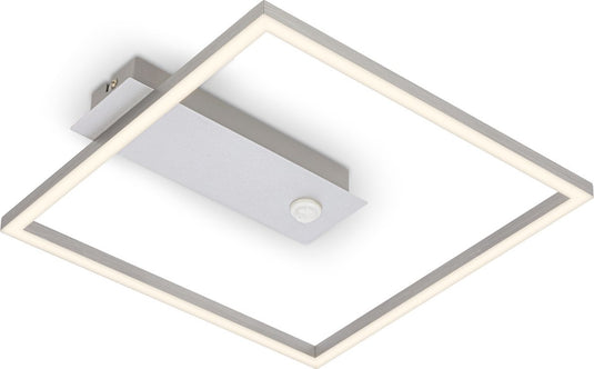 Briloner - nici - led plafondlamp - plafonniére met bewegingsmelder - aluminium - 12.5w