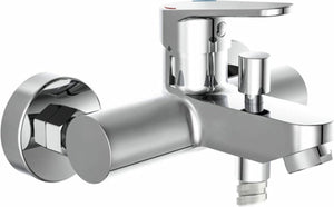 Schütte futura dvgw badkraan - mengkraan - 150 mm hartafstand - chroom