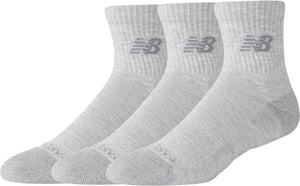 New balance active quarter sock 3 pack unisex sportsokken - athletic grey heather