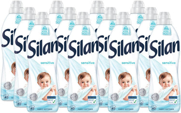 Silan wasverzachter - sensitive 880ml - 12 x 40 wasbeurten - hypoallergeen - voordeelverpakking