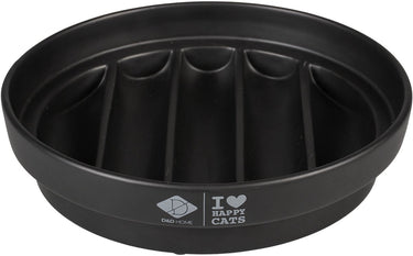 D d home voerbak - slow feeder sue - zwart