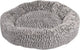Flamingo mand snoozzy rond - grijs - 70 x 70 x 18 cm - zachte mand voor honden en katten