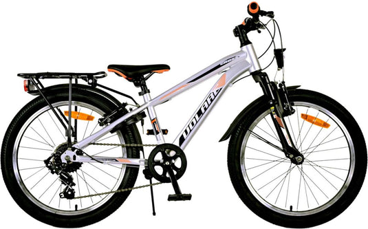 Volare Cross Kinderfiets - Jongens - 20 inch - Zilver - 6 versnellingen