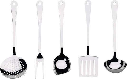 Alessi kookgerei - ajm19s5 l - 5 stuks - door jasper morrison