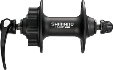 Shimano voornaaf fh-m525 - 36 gaats 6 bouts remschijfbevestiging - zwart