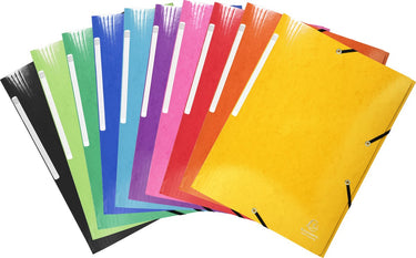 Exacompta 25x iderama® elastomap 3 kleppen maxi capacity 425gm2 a4 - geassorteerd - 55829e