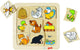 Goki houten legpuzzel wie leeft waar?