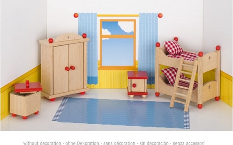 Afbeelding laden in galerijviewer, Goki poppenhuis meubeltjes kinderkamer
