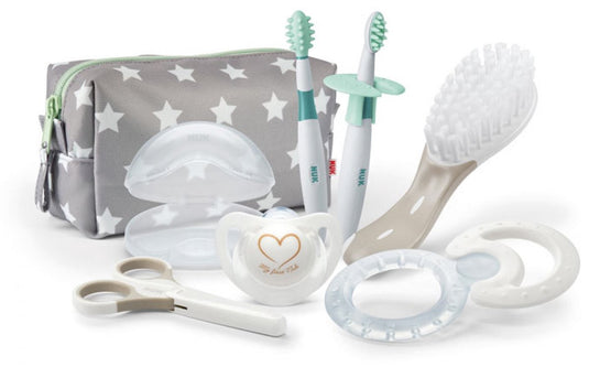 Nuk baby set voor pasgeborenen - beige wit