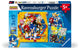 Ravensburger puzzel 3 puzzels - sonic abenteuer - 49 stukjes.