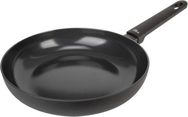 Cosy trendy full black wok - ø28cm - pfas-vrij – inductie wokpan - vaatwasserbestendig – snelle opwarming – koudgrepen - zonder deksel – zwart non-stick