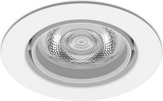 Philips led philips impala inbouwspot - 1-lichts - wit - rond