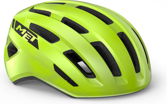 Met miles mips fietshelm mannen vrouwen – fietshelm stadsfiets volwassenen – e-bike – trekking – maat m l (58-61cm) – fluor yellow glossy (geel)