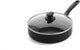 Greenchef prime keramische inductie hapjespan met deksel 24cm - 2.65l - pfas-vrij - inductie pan - vaatwasserbestendig - ovenbestendig tot 160°c - keramische antiaanbaklaag - gerecylceerd aluminium - zwart