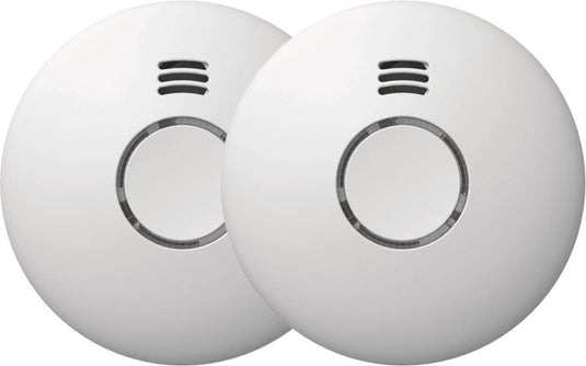 Profile optical rookmelder 85db draadloos koppelbaar kit 2 stuks