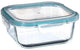 5five simply smart lunchbox blauw transparant kristal 1 l 18,20 x 18,20 x 18.3 cm