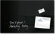 Sigel glasmagneetbord - artverum - 78x48cm - zwart - si-gl130