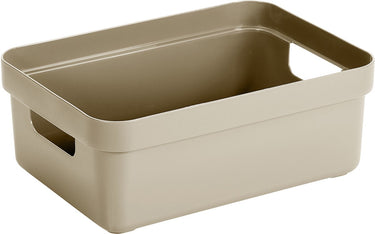 Sunware sigma home opbergbox 9l beige 350 x 246 x 122 mm