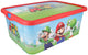 Merkloos sans marque opberg box 13 l super mario - rood blauw