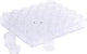Vaessen creative compacte opbergbox – opbergdoos met deksel 16 x 13,5 x 3,5 cm - 30 potjes