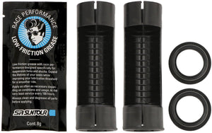 Srsuntour sr suntour - service kit stof afdichting en plastic sleeves ø 28mm fka122-93