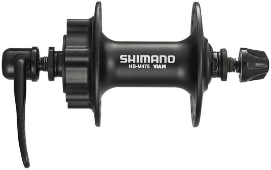 Shimano voornaaf | m475 | schijfrem | 32g | zwart