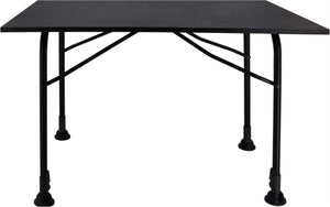 Travellife barletta tafel ultra 120 antraciet - exteriolit tafelblad - in hoogte verstelbaar - lichtgewicht en compact inklapbaar
