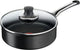 Tefal excellence hapjespan met deksel - inductie - 24cm - anti-aanbaklaag - temperatuursensor - zwart
