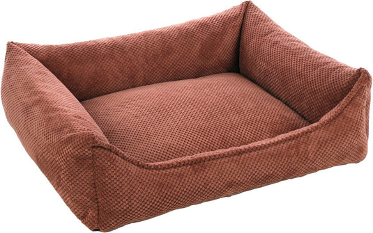 Flamingo reno - mand honden - mand reno rechthoekig+rits zalmroze 80x67x22cm - 1st - 138678 - 1st