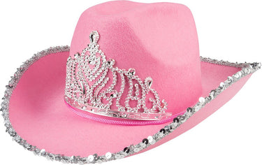 Boland hoed glimmer roze