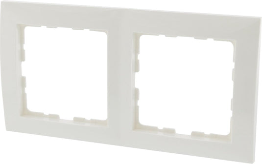 Berker s1 afdekraam – inbouw – 2–voudig – polarwit – 10 stuks