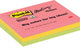 Post-it super sticky meeting notes, ft 203 x 152 mm, geassorteerde kleuren, 70 vel, pak van 3 blokken