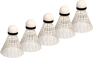 Avento 5 badminton shuttles - wit