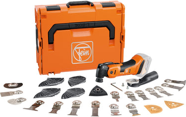 Fein multimaster amm 700 max top accu multitool + accessoires 18v ampshare basic body in l-boxx - 71293663000