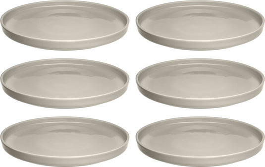 Leonardo roma bord 22cm beige - set 6