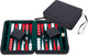 Engelhart backgammon reisspel met rits - zwart