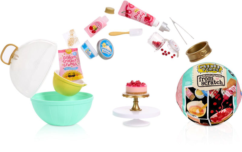 Afbeelding laden in galerijviewer, Miniverse make it mini from scratch™ - serie 2 - knutselset - miniaturen maken van gebakjes
