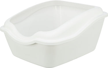 Trixie kattenbak cleany cat met rand wit - 54x45x29 cm