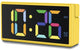 Hama wekker- ibiza - multicolor-display - usb oplaadfuntie - geel