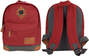 Abbey camp rugzak - small - 5.5 liter - bordeaux grijs - compact