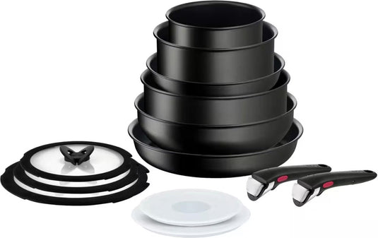 Tefal ingenio unlimited - pannenset - 13-delig - inductie - stapelbaar - afneembare handgreep - ruimtebesparend