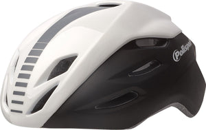 Polisport helm Aero Road mat wit glans wit grijs L 58-61cm