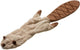 Flamingo pluche dier wild zoo - hondenspeelgoed - - grijs;bruin