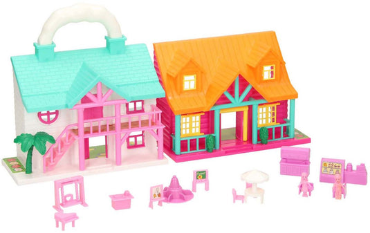 Lobbes speelgoed bv speelhuis palmboom met accessoires.