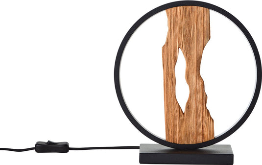 Brilliant chaumont - tafellamp - led 7,5w 3000k - zwart hout