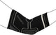 Avento elleboog compressie bandage - zwart zilvergrijs - s m