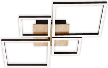 Briloner frame - led plafonniére - plafondlamp dimbaar - draaibaar - memory functie - 48w