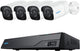 Reolink nvs8-5mb4 - 5mp beveiligingscamerasysteem, 8-kanaals nvr met ingebouwde 2tb hdd, detectie van personen voertuigen dieren