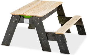 Exit toys exit aksent zand- water- picknicktafel (1 bankje) - watertafel - zandbak - hout - kinderen buiten