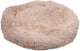 Flamingo hondenmand – donut hondenmand – kattenmand – ronde pluche mand met antislip – mand krems beige – ø70 cm